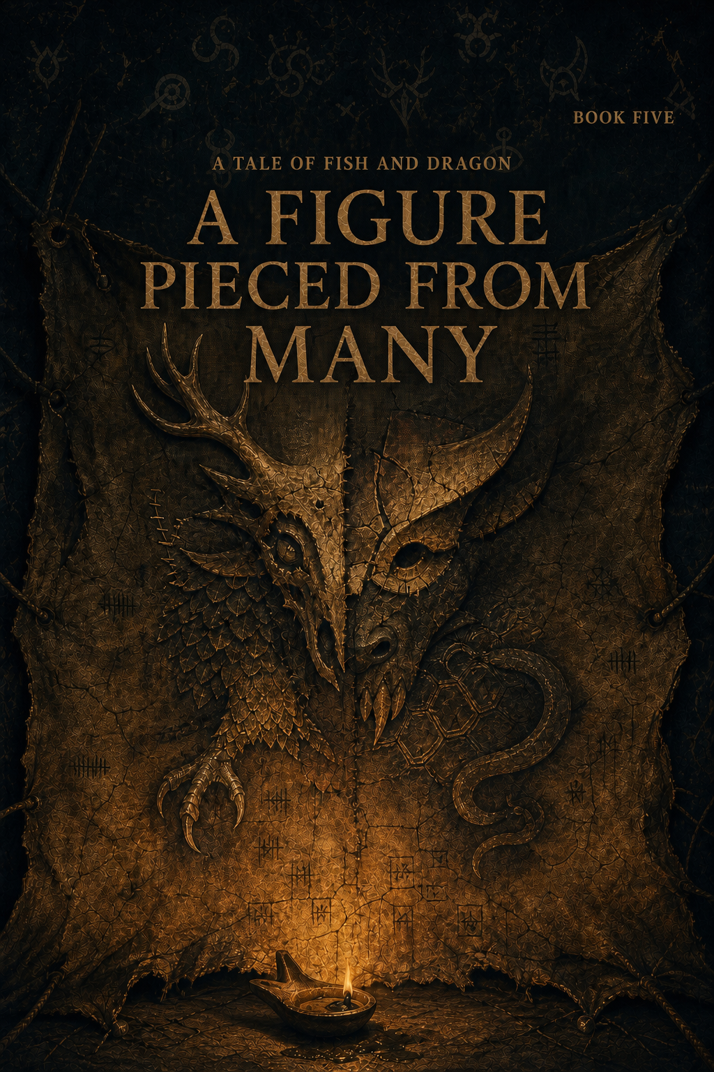 A Tale of Fish and Dragon: A Figure Pieced from Many